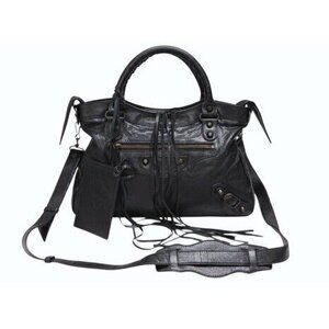 BALENCIAGA The Town handbag 40579 1000 0021232 black leather